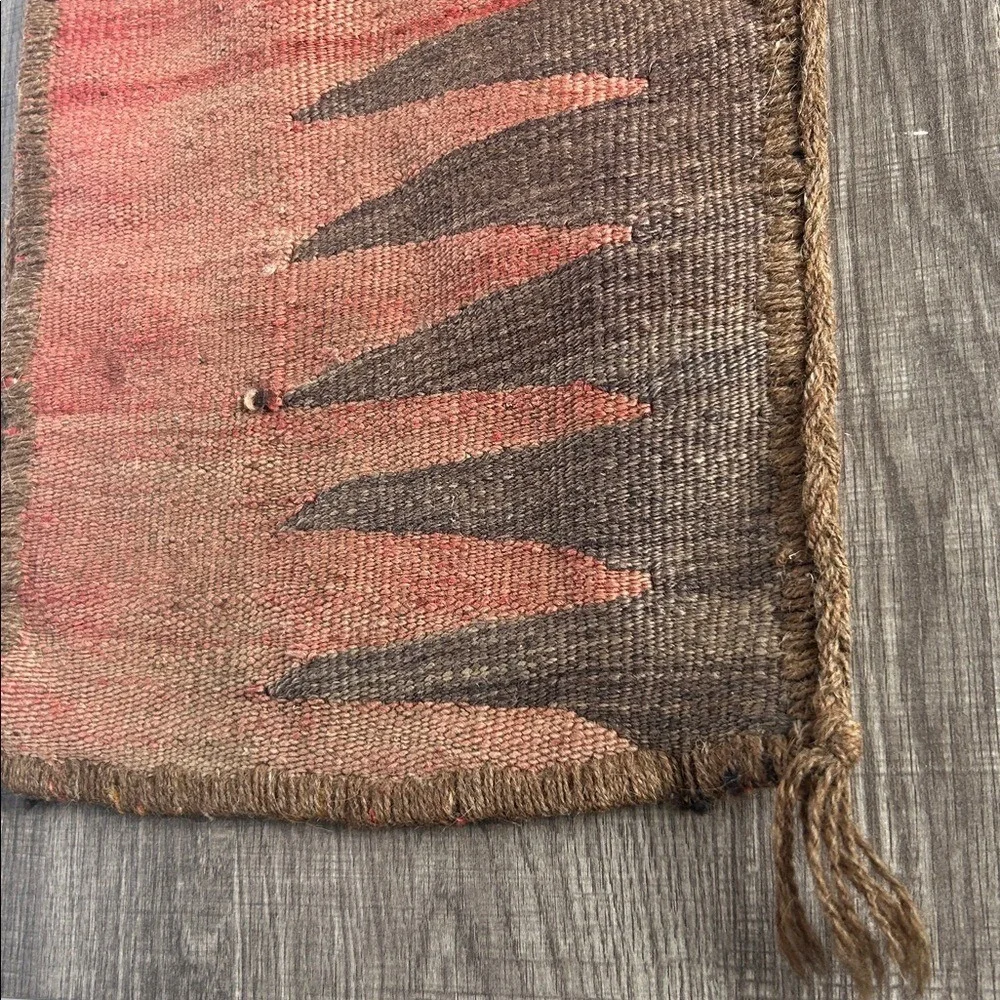 Vintage Turkish Kilim Bag Wool Woven‎ Shoulder Purse Ethnic Tribal Design